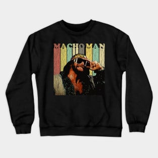 Vintage Macho Man Crewneck Sweatshirt